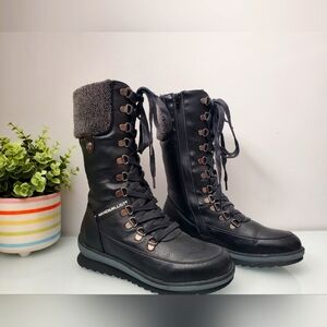 WANDERLUST women's black winter boots. Size 7M